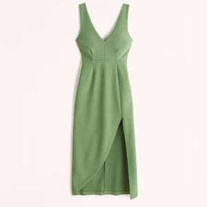 Abercrombie wedding guest dress in green. Size medium. Like new!